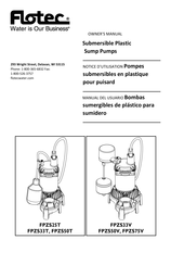 Flotec FPZS75V Manual Del Usuario