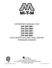 Mi-T-M Corporation CAW-4004-0ME1 Manual De Operador