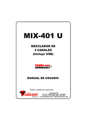 Trialcom MIX-401 U Manual De Usuario