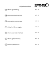 BRÖTJE NEOP 300 Instrucciones De Montaje