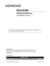 Kenwood KCA-R100 Manual De Instrucciones