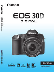 Canon EOS 30D Digital Instrucciones