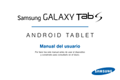 Samsung Galaxy tab S Manual Del Usuario