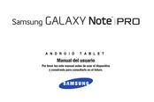 Samsung Galaxy Note Pro Manual Del Usuario