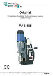 BDS Maschinen MAB 485 Instrucciones De Manejo