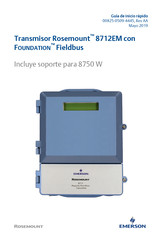 Emerson Rosemount 8712EM Guia De Inicio Rapido