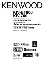 Kenwood KIV-BT900 Guia De Inicio Rapido