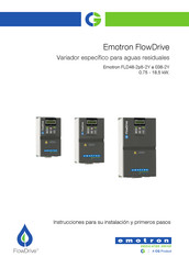 Emotron FlowDrive FLD48-2P5-2Y Instrucciones Para Instalación