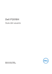 Dell P2018H Guia Del Usuario