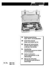 Bruder Mannesmann Werkzeuge 094-T-04 Manual De Instrucciones