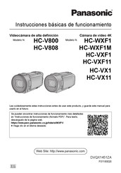 Panasonic HC-V808 Instrucciones De Funcionamiento