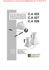 Chauvin Arnoux C.A 827 Manual De Instrucciones