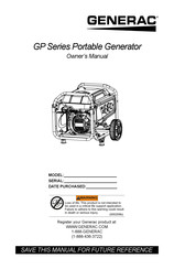 Generac GP Serie El Manual Del Propietario