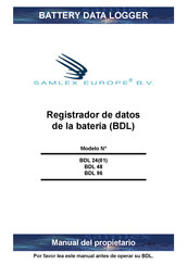 Samlex Europe BDL Serie Manual Del Propietário