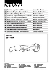 Makita 6940D Manual De Instrucciones