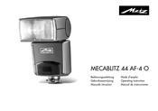 Metz MECABLITZ 44 AF-4 O Manual De Instrucciones