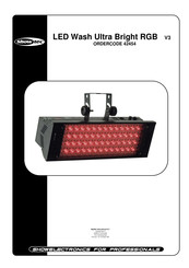 SHOWTEC LED Wash Ultra Bright RGB Manual De Instrucciones