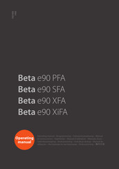 Beta e90 XFA Manual De Instrucciones