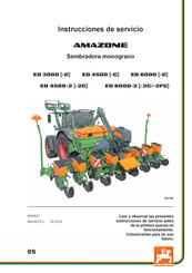 Amazone ED 6000-2FC Instrucciones De Servicio