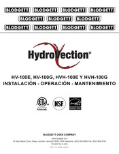 Blodgett HydroVection HV-100E Manual De Instalación, Operación Y Mantenimiento