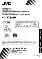 JVC KD-SX841R Manual De Instrucciones