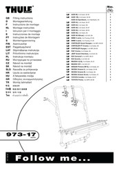 Thule 973-17 Instrucciones De Montaje