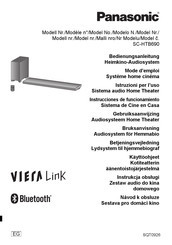 Panasonic VIERA Link SC-HTB690 Instrucciones De Funcionamiento