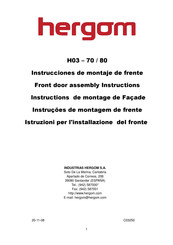 Hergom H3-80 Instrucciones De Montaje