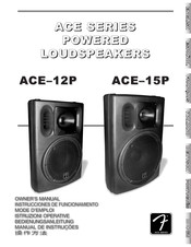 Fender ACE-12P Instrucciones De Funcionamento