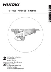 HIKOKI G 10SQ2 Instrucciones De Manejo