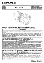 Hitachi Koki UC 18YK Manual De Instrucciones