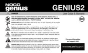 NOCO Genius GENIUS2 Guía Del Usuario Y Garantía