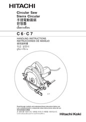 Hitachi Koki C 7 Instrucciones De Manejo