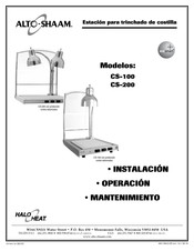 Alto-Shaam CS-200 Instalación Operación Mantenimiento