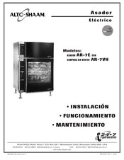 Alto-Shaam AR-7VH Instalación Operación Mantenimiento