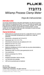 Fluke 772 Hoja De Instrucciones