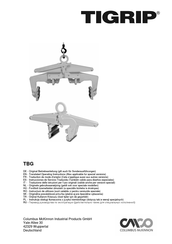 Tigrip TBG 0,2/500 Instrucciones De Servicio