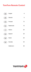 TomTom Remote Control Manual De Instrucciones