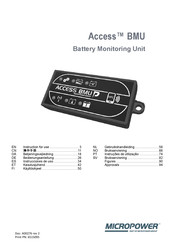 MicroPower Access BMU Instrucciones De Uso