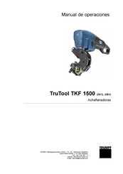 Trumpf TruTool TKF 1500 3B1 Manual De Operaciones