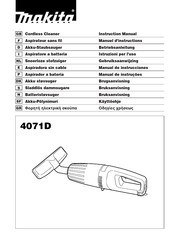 Makita 4071D Manual De Instrucciones