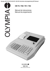 Olympia CM 761 Manual De Instrucciones