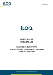 iLoq D5S.L.SB Serie Manual De Instrucciones De Montaje Y Servicio