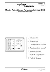 Spirax Sarco Spiratec R16C Instrucciones Del Usuario