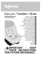 Inglesina Darwin Toddler i-Size Manual De Instrucciones