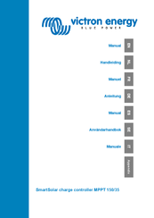 Victron energy SmartSolar MPPT 150/35 Manual Del Usuario