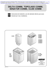 Harvia D29SE Instrucciones De Instalacion Y Uso