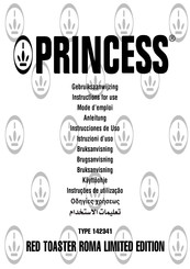 Princess 142341 Instrucciones De Uso