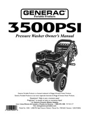 Generac 3500PSI Manual De Instrucciones