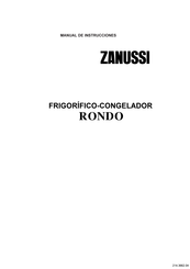 Zanussi RONDO Manual De Instrucciones